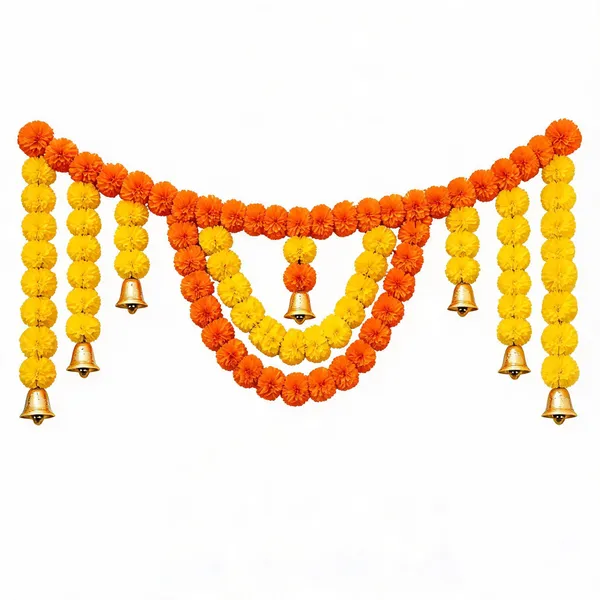 Plastic_Festive_Marigold_Floral_Door_Toran_With_Bells