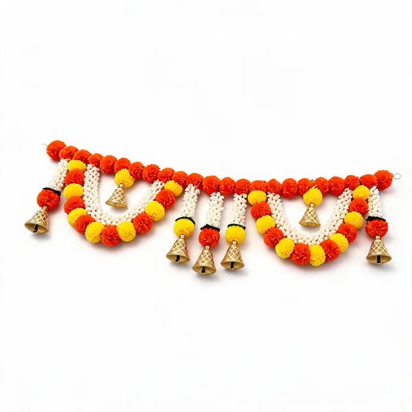 Plastic_Festive_Floral_Pom_Pom_Door_Toran_With_Bells
