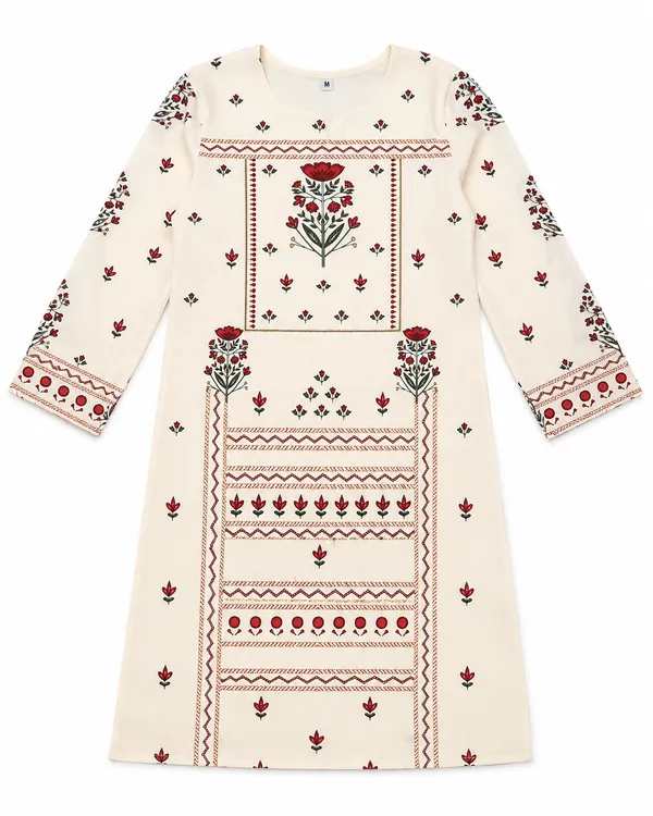 Cream_Printed_Straight_Kurta_Set_for_Women