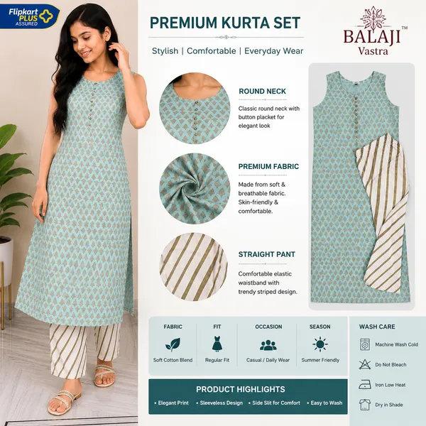 Aqua_Cotton_Blend_Straight_Kurta_Set_for_Women