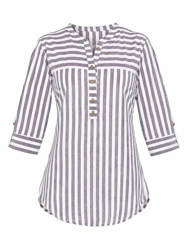 Grey_Striped_Relaxed_Fit_Tunic_Top_for_Women