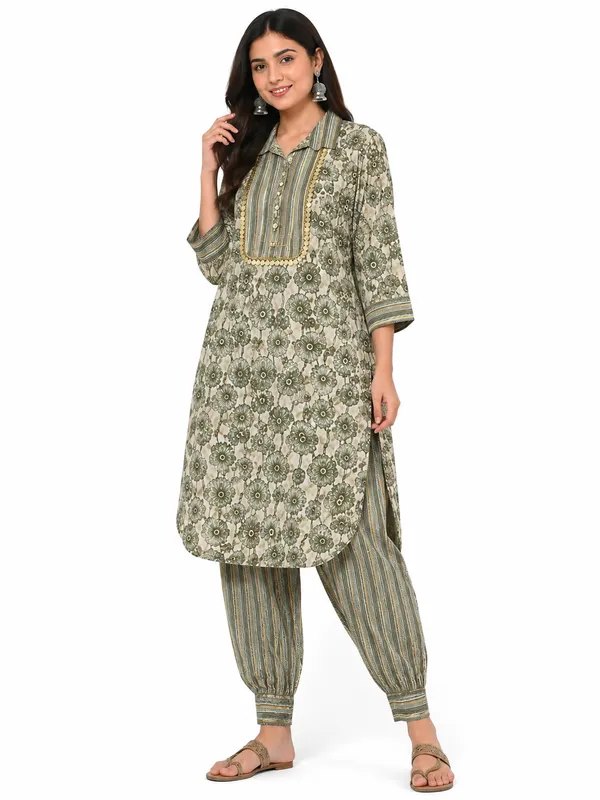 Olive_Printed_Straight_Kurta_Salwar_Set_for_Women
