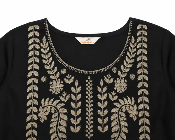 Black_Embroidered_A-Line_Kurta_for_Women