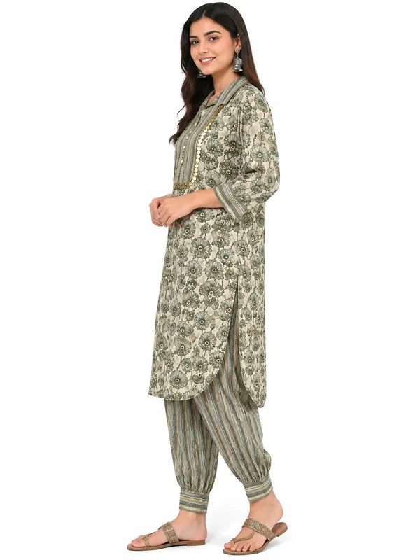 Olive_Printed_Straight_Kurta_Salwar_Set_for_Women