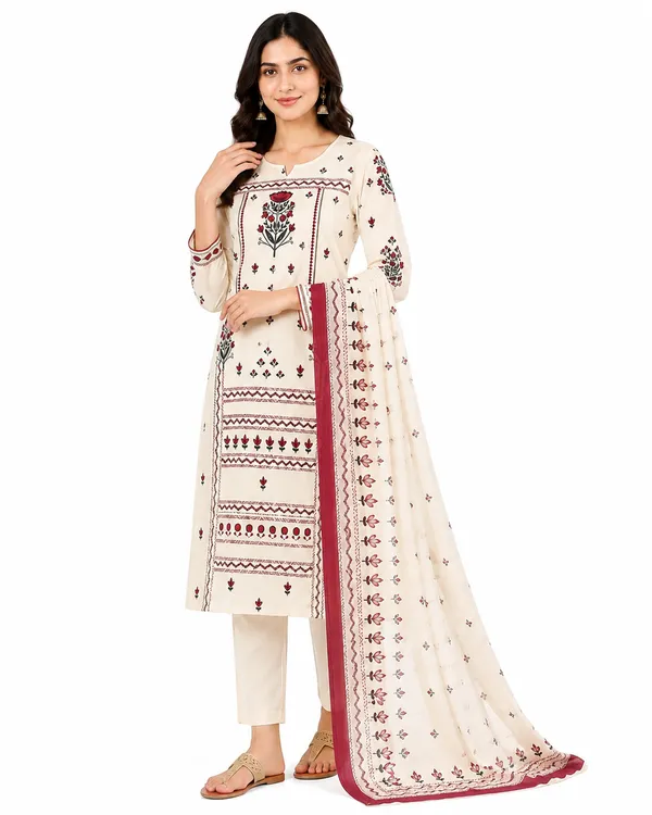 Cream_Printed_Straight_Kurta_Set_for_Women
