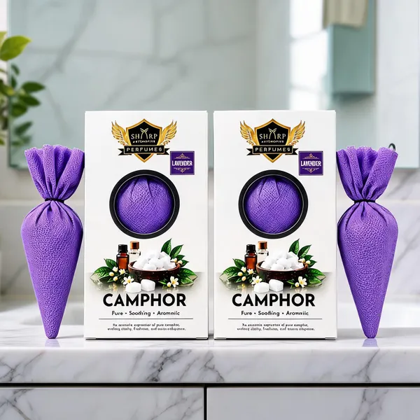 Camphor_Cone_Organic_Perfume(LAV+CH)_Pack_Of_2