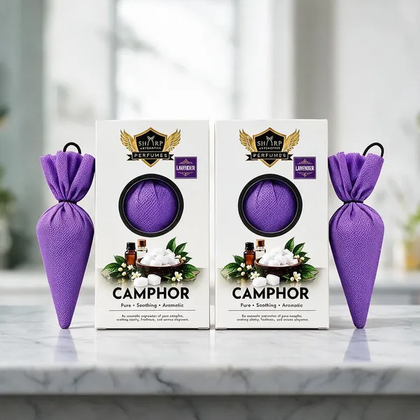 Camphor_Cone_Organic_Perfume(LAV+CH)_Pack_Of_2