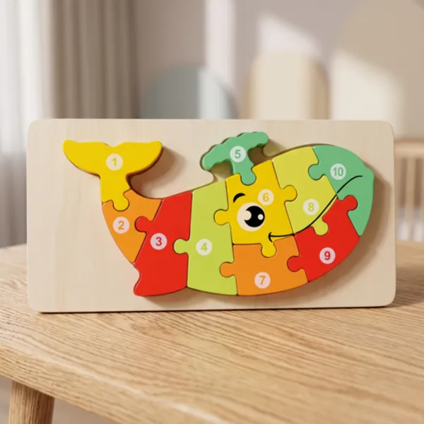 Kasthatoys_Multicolour_Wood_Animal_Number_Puzzle_For_Toddlers