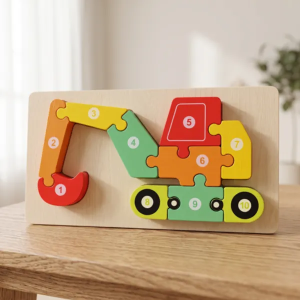 Kasthatoys_Multicolour_Wood_Vehicle_Number_Puzzle_For_Toddlers