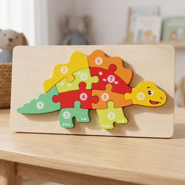 Kasthatoys_Multicolour_Wood_Animal_Number_Puzzle_For_Toddlers