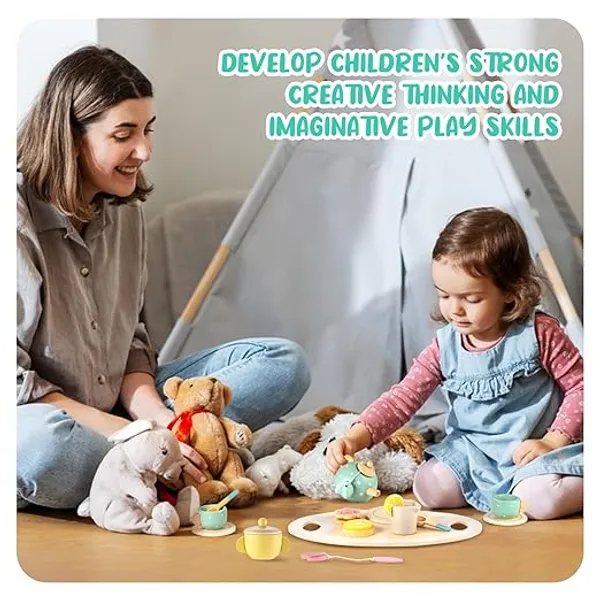 Kasthatoys_Natural_Wood_Afternoon_Tea_Pretend_Play_Set_For_Kids
