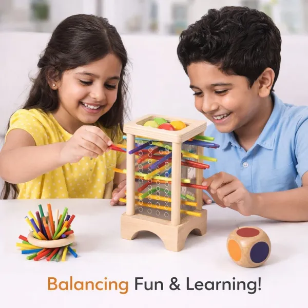 Kasthatoys_Multicolour_Wood_Stick_Pulling_Tower_Game_For_Kids