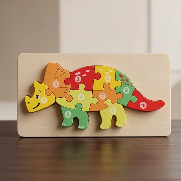 Kasthatoys_Multicolour_Wood_Animal_Number_Puzzle_For_Toddlers