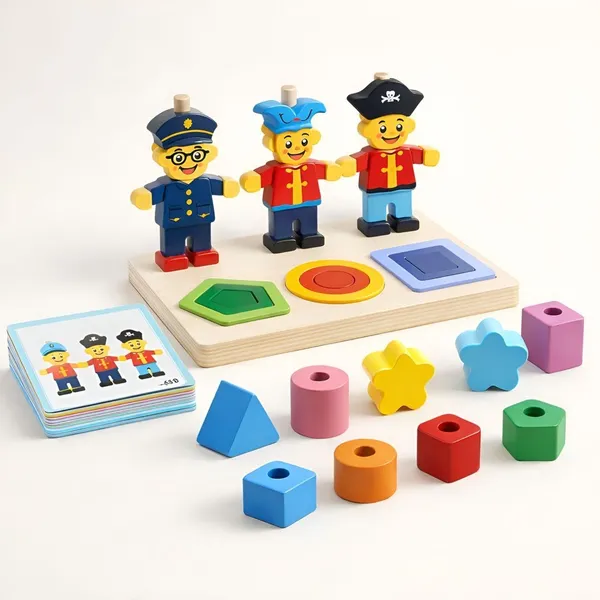 Kasthatoys_Natural_Wood_Bear_Figure_Matching_Activity_Cards_For_Kids