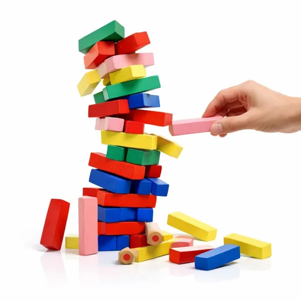 Kasthatoys_Multicolour_Wood_54-Piece_Vibrant_Stacking_Blocks_For_Kids