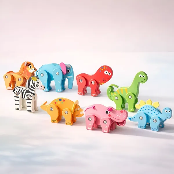 Kasthatoys_Natural_Wood_Forest_Zoo_Movable_Animal_Figures_For_Kids_Set_Of_8