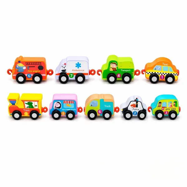Kasthatoys_Multicolour_Wood_9-Piece_Mini_Vehicle_Push_Toy_Set_For_Kids