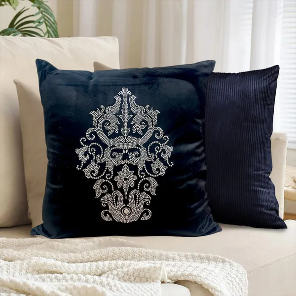 Velvet_Sequin_Embroidered_Navy_Blue_Cushion_Cover