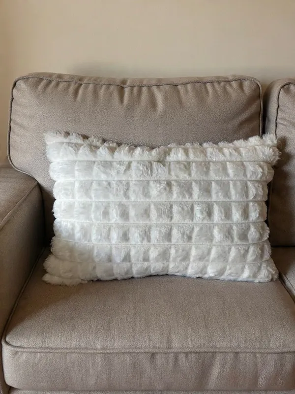 Faux_Fur_Serene_Solid_Cushion_Cover_White