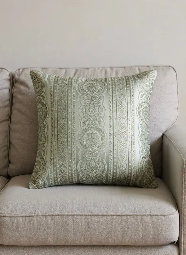 Tussar_Silk_Regal_Sage_Cushion_Cover