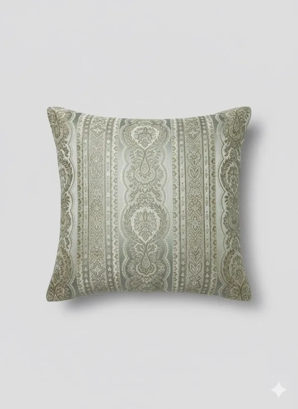 Tussar_Silk_Regal_Sage_Cushion_Cover