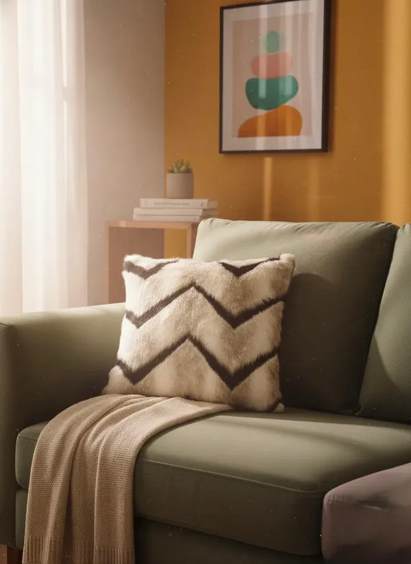 Fur_White_Plush_Solid_Cushion_Cover