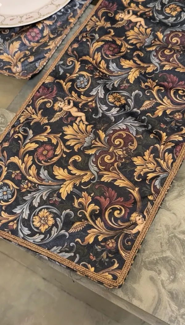 Velvet_Festive_Multicolour_Patterned_Table_Runner