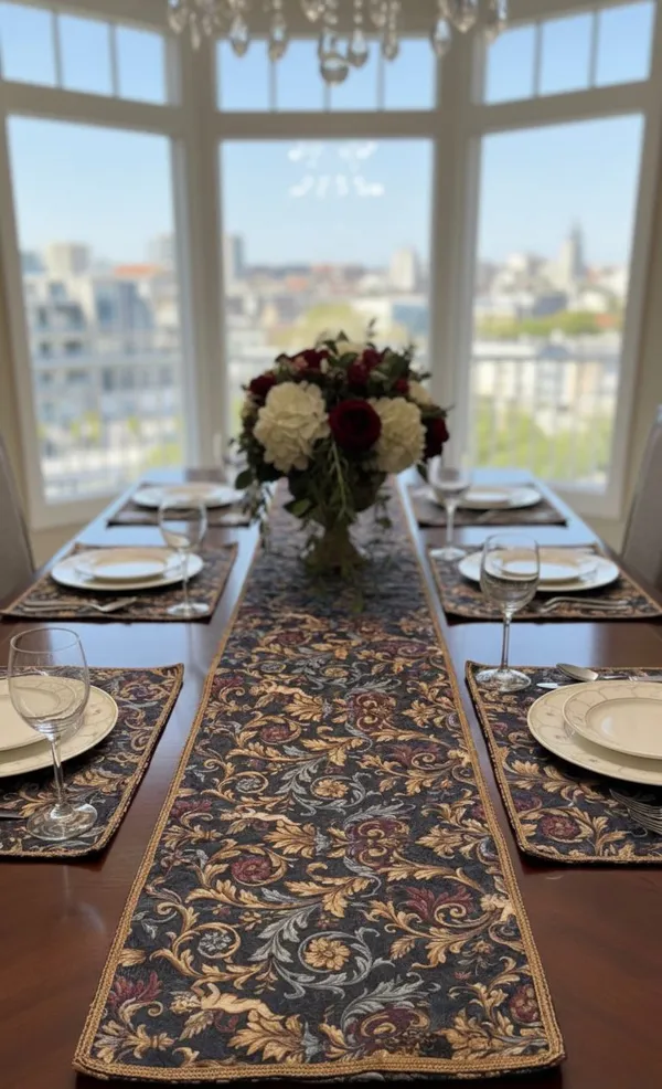 Velvet_Festive_Multicolour_Patterned_Table_Runner