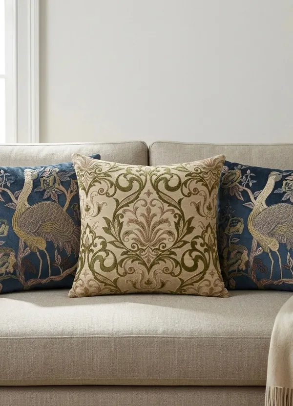 Velvet_Jacquard_Curated_Beige_Patterned_Home_Decor_Set_Of_3