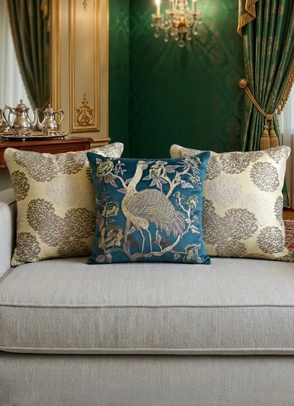 Velvet_Silk_Seasonal_Multicolour_Cushion_Cover_Set_Of_3