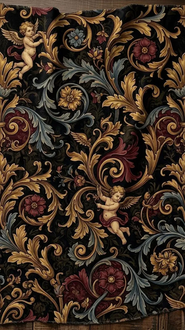 Velvet_Regal_Multicolour_Patterned_Curtains_Set_Of_2_Channel_Fitting
