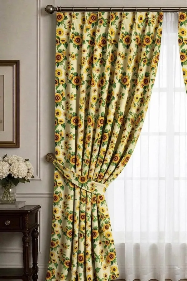 Jacquard_Floral_Multicolour_Curtains_Set_Of_2