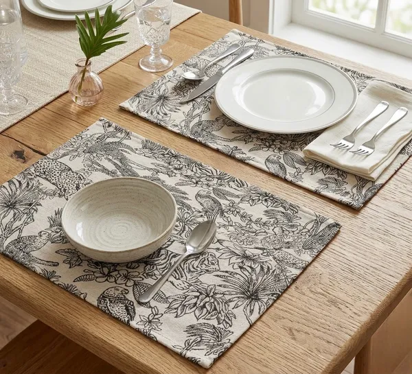 Jacquard_Jungle_Animal_Motif_Table_Runner