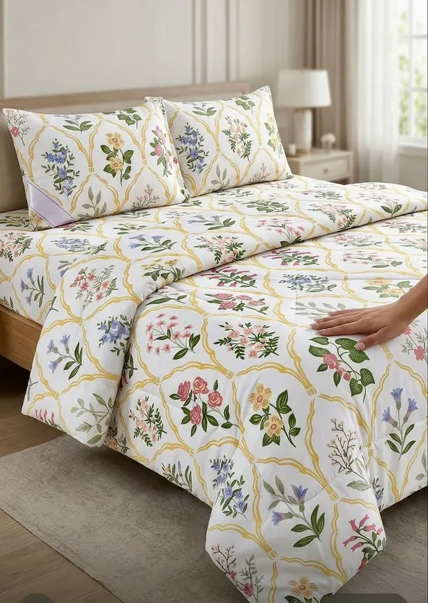 Glace_Cotton_Floral_Print_Queen_Bedsheet_Set_4_Pc