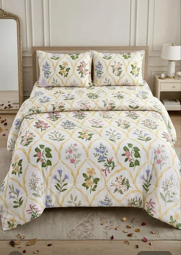 Glace_Cotton_Floral_Print_Queen_Bedsheet_Set_4_Pc