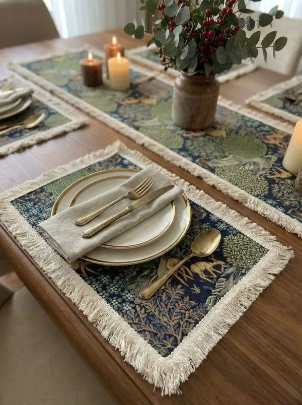 Jacquard_Woodland_Black_Table_Set
