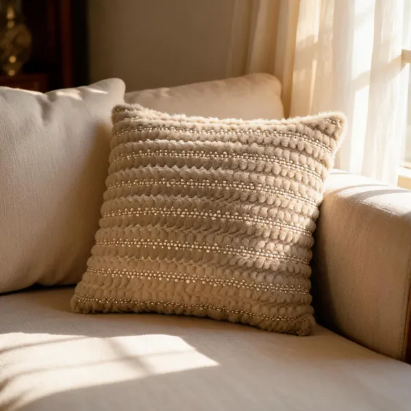 Faux_Fur_Beige_Beaded_Embroidered_Cushion_Cover
