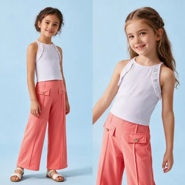 Girl_S_Halter_Top_With_Flared_Plazzo_And_Locket_Chain