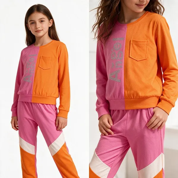 Cotton_Jersey_Color_Block_Top_With_Matching_Jogger_Set