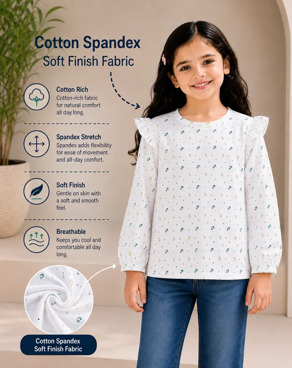 White_Printed_Full_Sleeve_Top_For_Girls