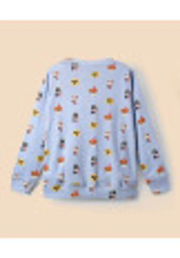 Cotton_Spandex_Printed_Rib_Sweatshirt_With_Pants_Set