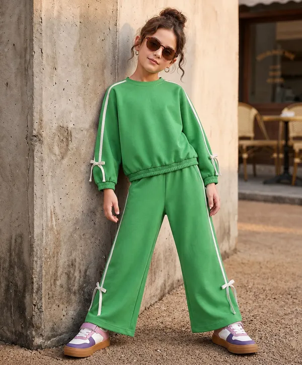 Full_Sleeve_Lace_Detailed_Solid_Sweatshirt_With_Pant_Set
