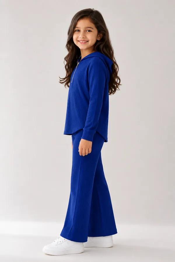 Full_Sleeve_Zipper_Hoodie_With_Front_Bottom_Set_Royal_Blue