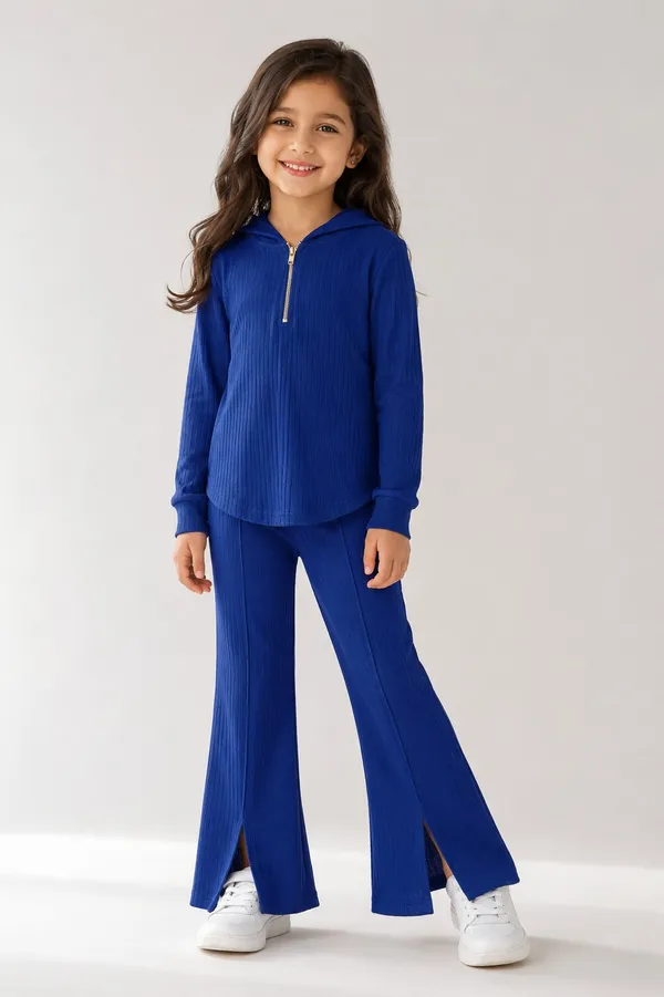 Full_Sleeve_Zipper_Hoodie_With_Front_Bottom_Set_Royal_Blue