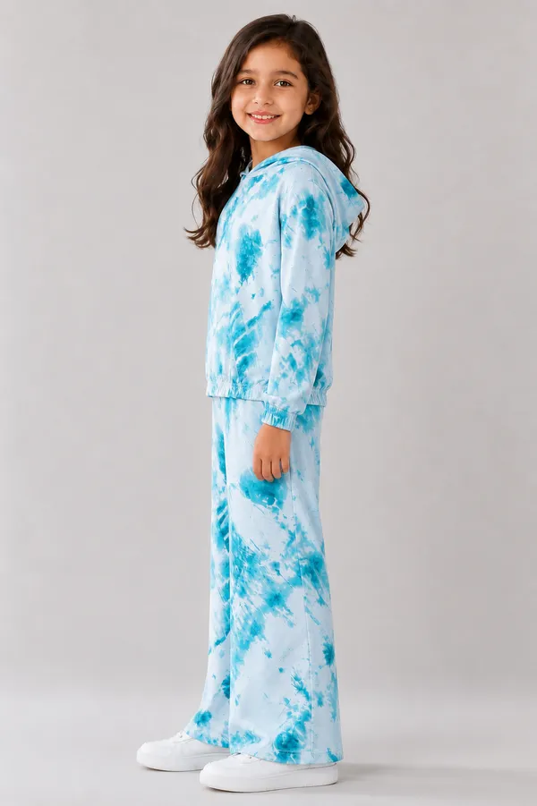 Blue_Cotton_Tie_Dye_Co-Ord_Set_For_Girls
