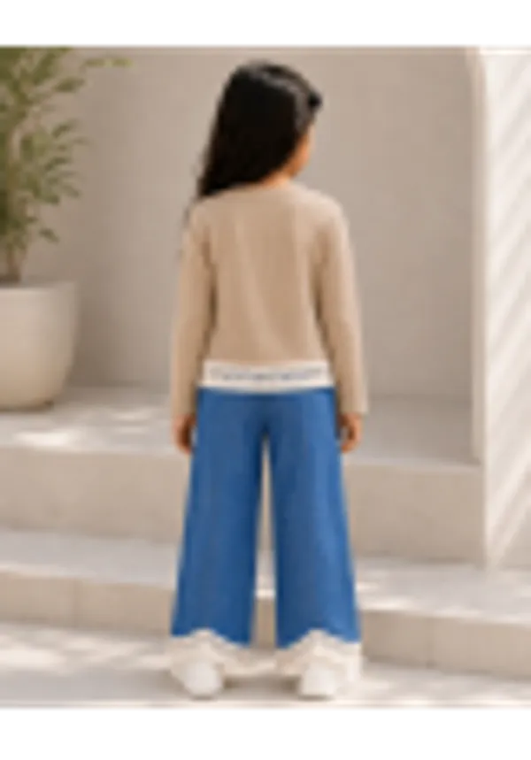 Full_Sleeve_Lace_Top_With_Fringe_Lace_Hem_Pant_Set_Brown