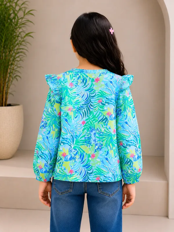 Multicolor_Cotton_Regular_Fit_Top_For_Girls