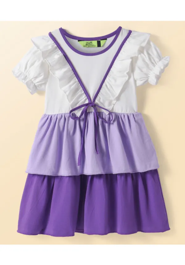 Girl_S_Color_Block_Tier_Dress_With_Bow