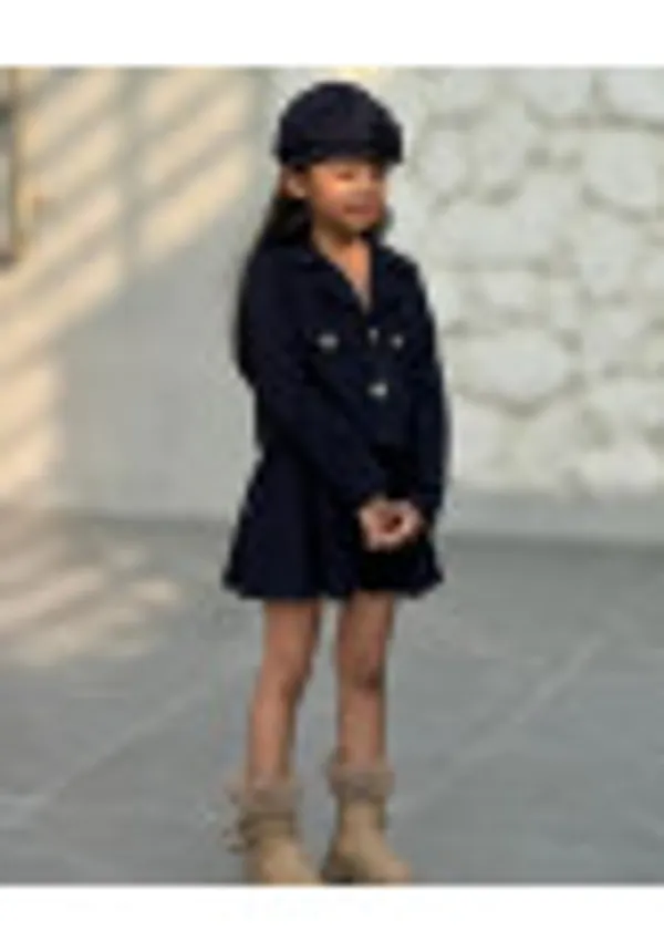 Interlock_Full_Sleeves_Solid_Top_With_Skirt_Cap_Set