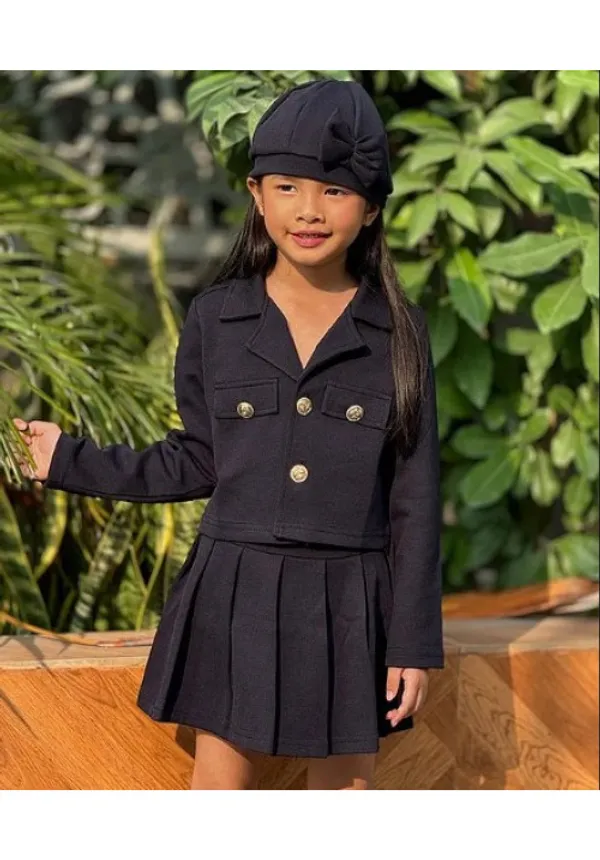 Interlock_Full_Sleeves_Solid_Top_With_Skirt_Cap_Set